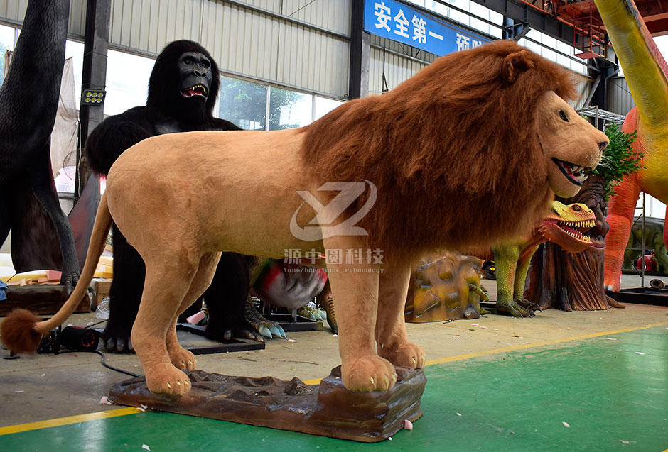 仿真獅子，電動獅子，獅子模型，獅子雕塑