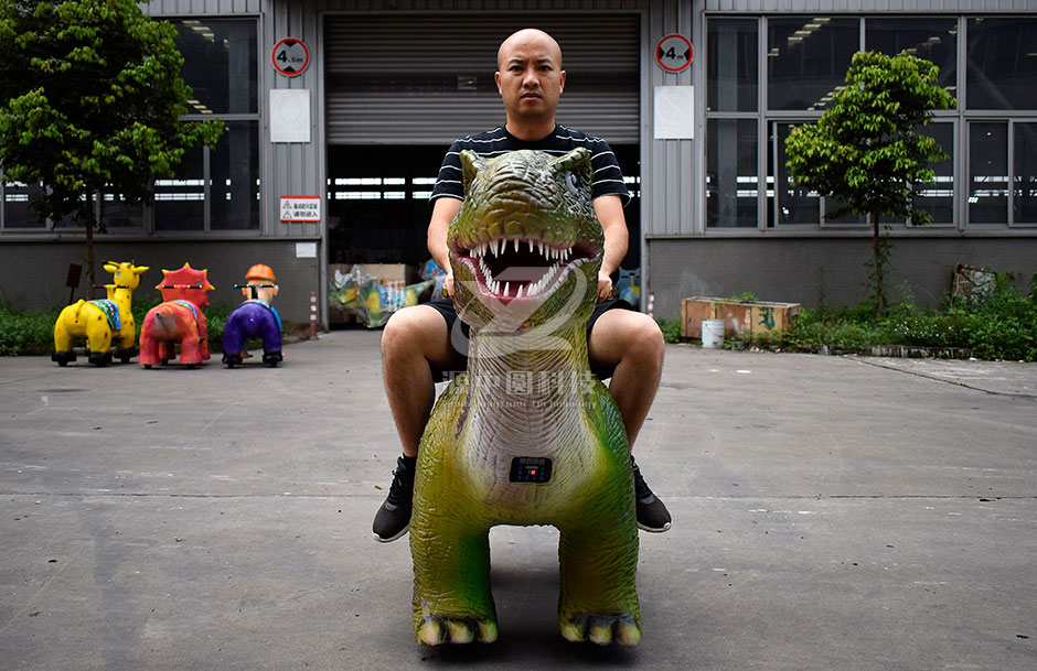 霸王龍童車，商場騎行霸王龍，霸王龍小車